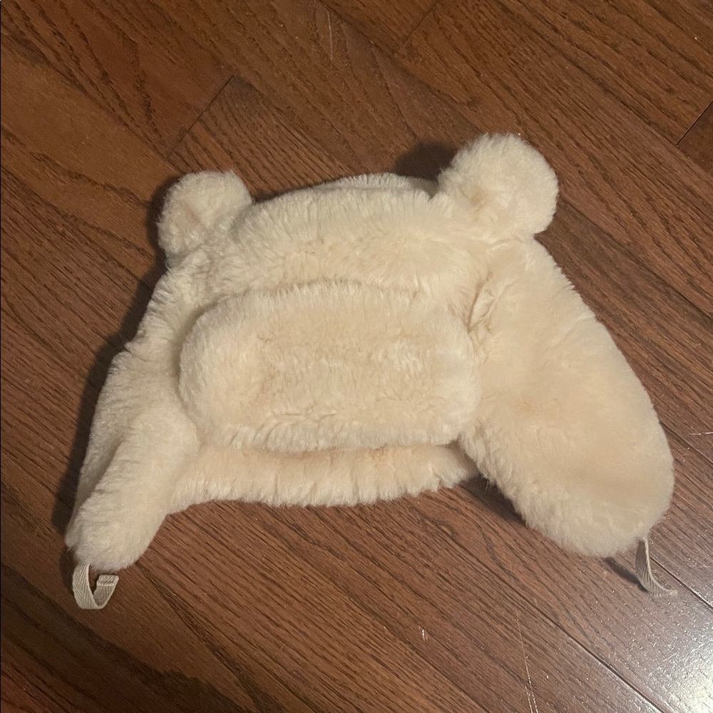 Cozy Cream Kids' Furry Hat baby gap 12-18 months